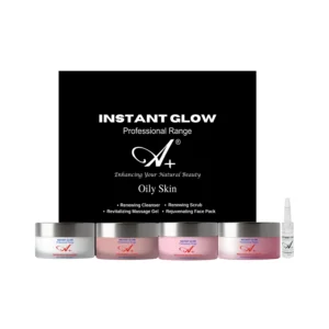 A+ Instant Glow Facial Kit For Oily Skin (400gm+10 ml)